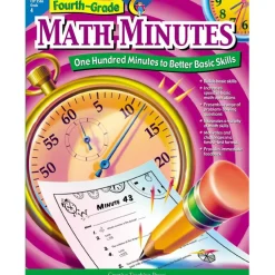 Creative Teaching Press® Math Minutes Workbook, Grade 4