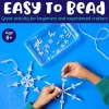Creativity for Kids® Beaded Snowflake Ornaments
