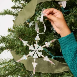 Creativity for Kids® Beaded Snowflake Ornaments