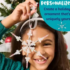 Creativity for Kids® Beaded Snowflake Ornaments