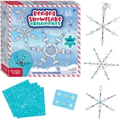 Creativity for Kids® Beaded Snowflake Ornaments