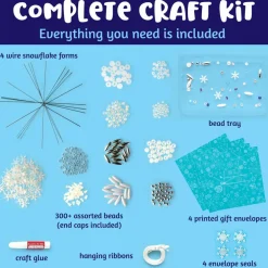 Creativity for Kids® Beaded Snowflake Ornaments