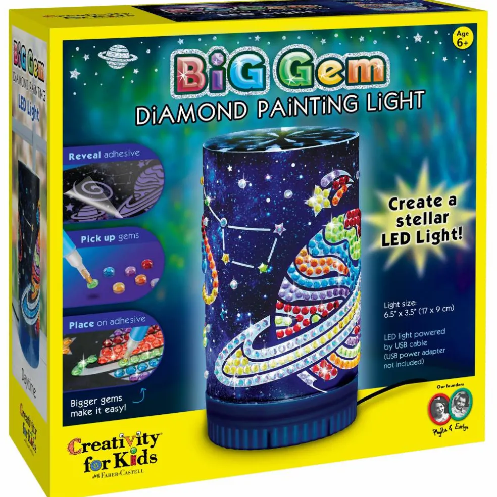Creativity for Kids® Big Gem Diamond Painting Light Kit