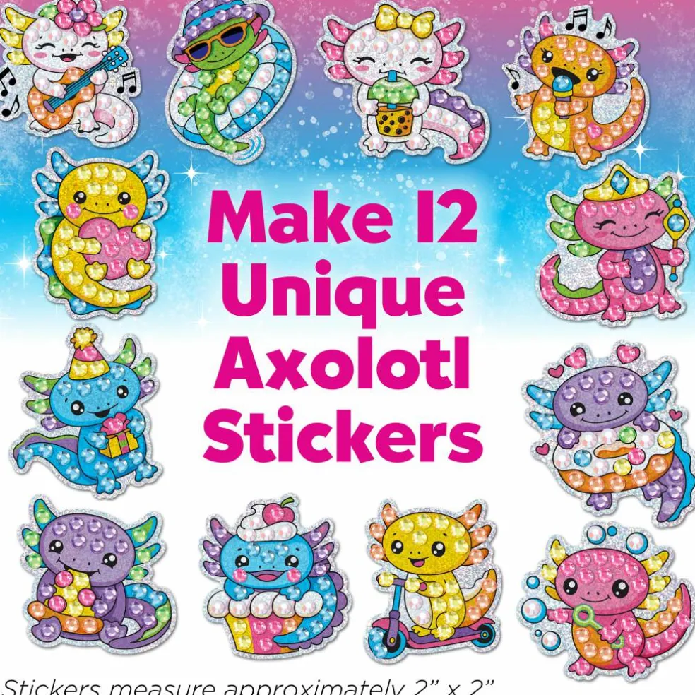 Creativity for Kids® Big Gem Diamond Painting Axolotl