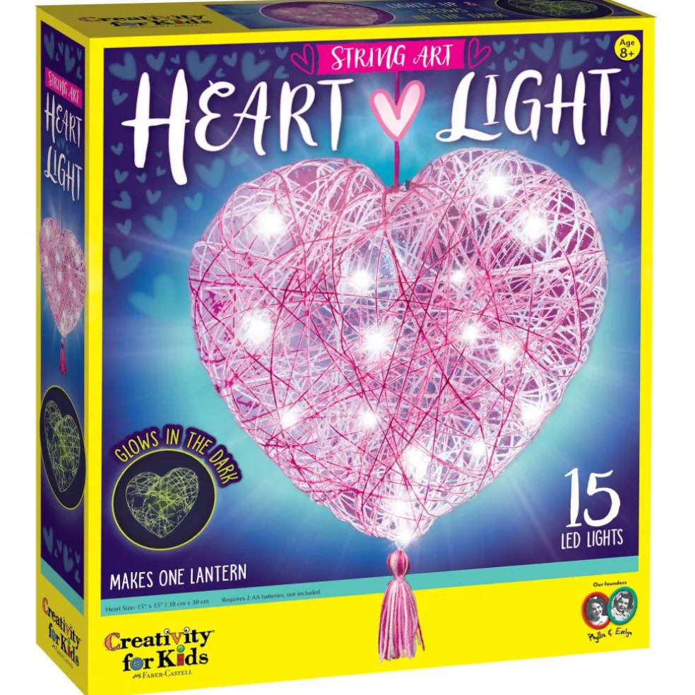 Creativity for Kids® String Art Heart Light