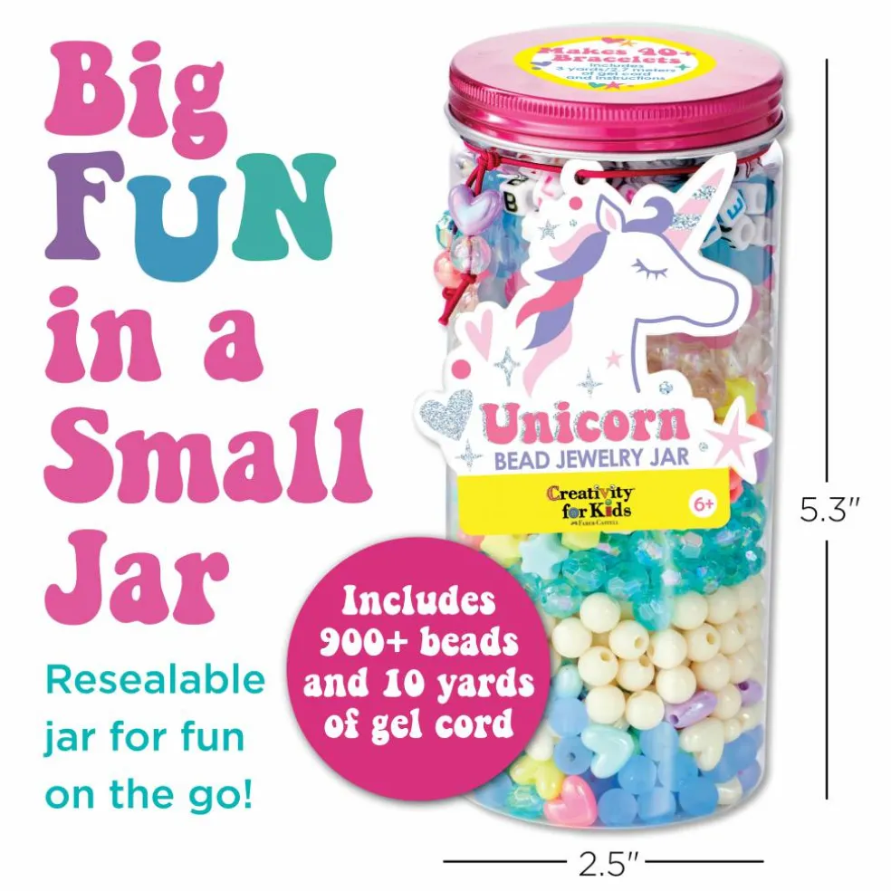 Creativity for Kids® Unicorn Bead Jewelry Jar