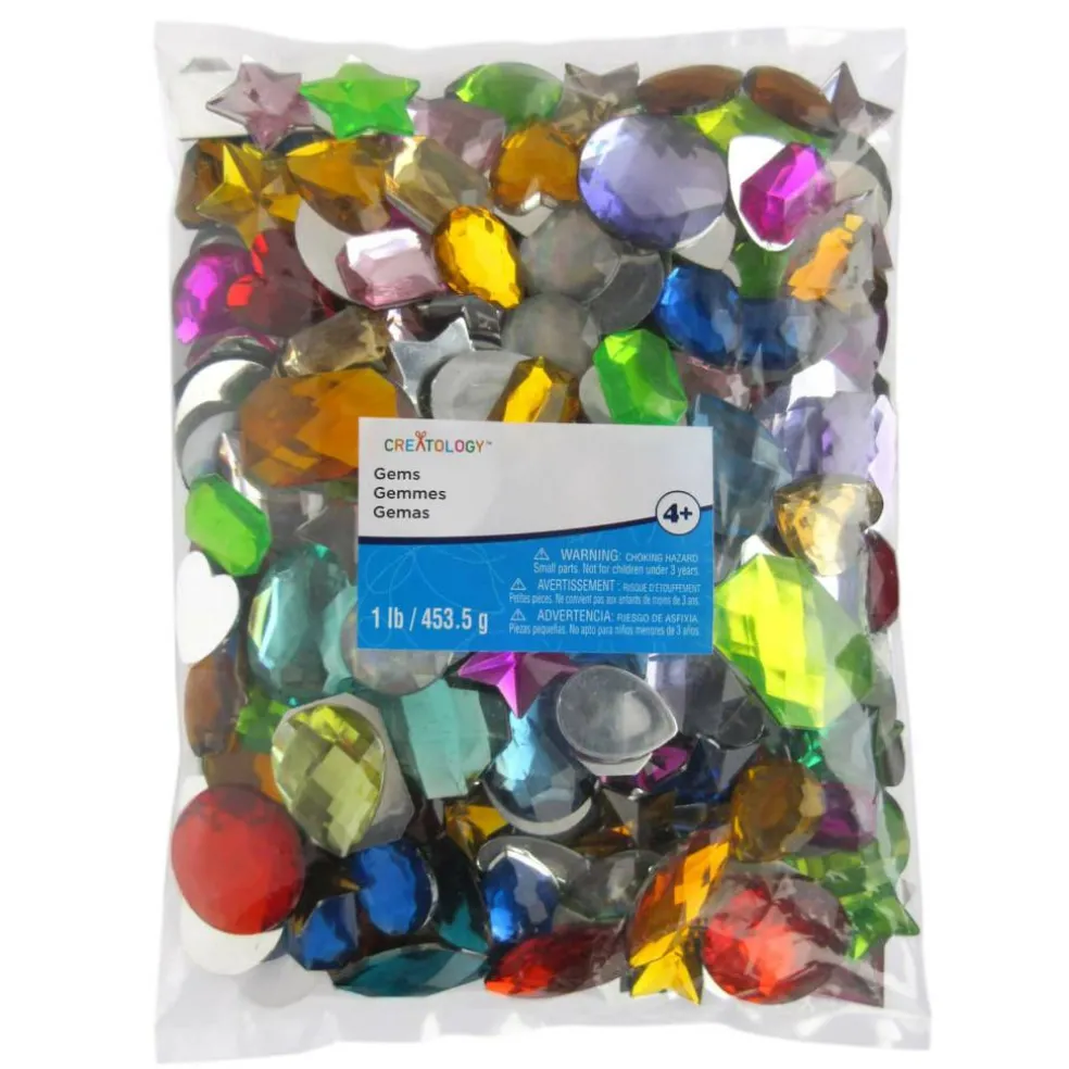 Creatology™ Acrylic Gems, Large Assorted