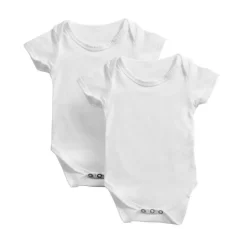Cricut Baby Bodysuit Onsie Heat Transfer Blank, 2 Count, Size 9-12M