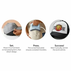 Cricut® Black/White Trucker Hat Blank, 3ct.