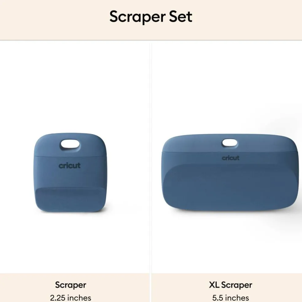 Cricut® Blue 2-Piece Scraper Tool Set