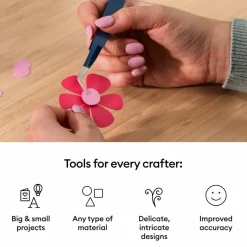 Cricut® Blue Reverse Tweezers