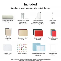 Cricut Explore 5 EasyPress Rainbow Kit Bundle