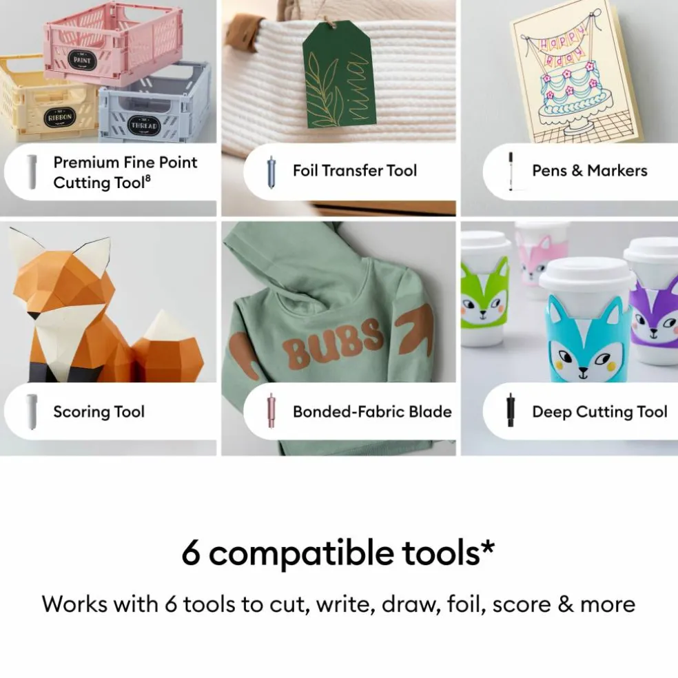 Cricut Explore® 5 in Teal & Essential Bundle with Digital Content