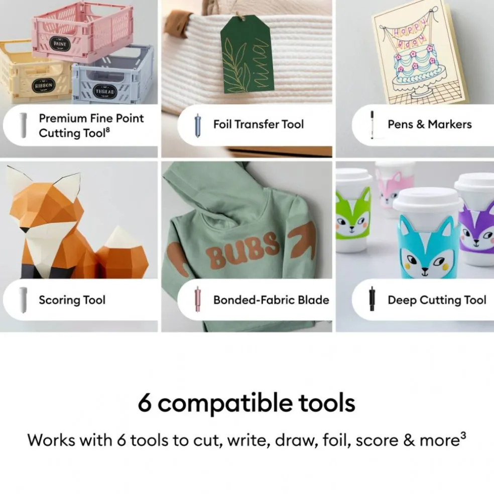 Cricut Explore 5 Rainbow Vinyl & Iron-On Bundle