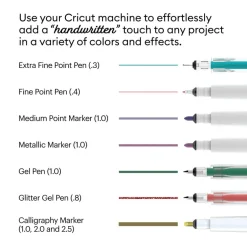 Cricut® Extra Fine Point Pen Set, Basics