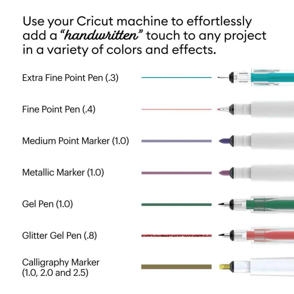 Cricut® Extra Fine Point Pen Set, Basics