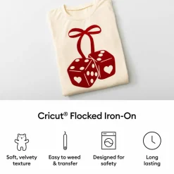 Cricut® Flocked Iron-On Heat Transfer Vinyl