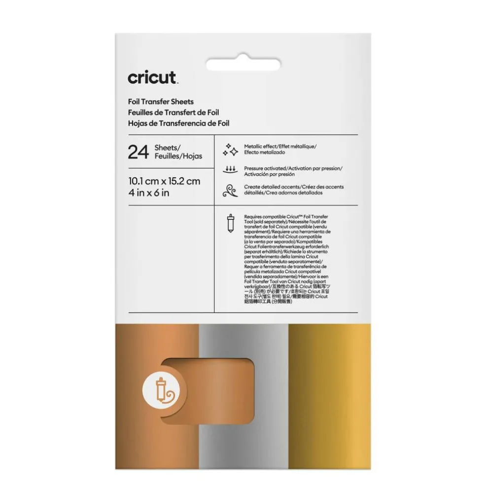 Cricut® Foil Transfer Sheets Sampler, Metallic