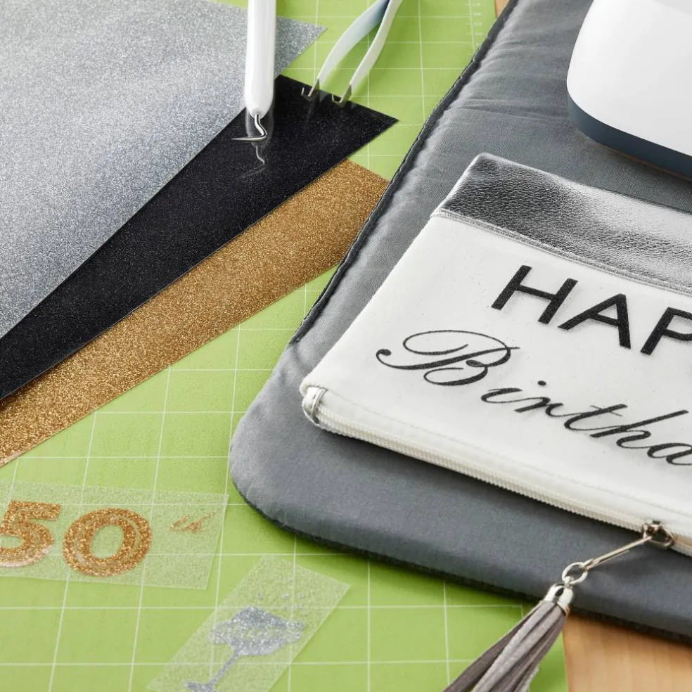 Cricut® Glitter Iron-On Basics Sampler, 12" x 12"