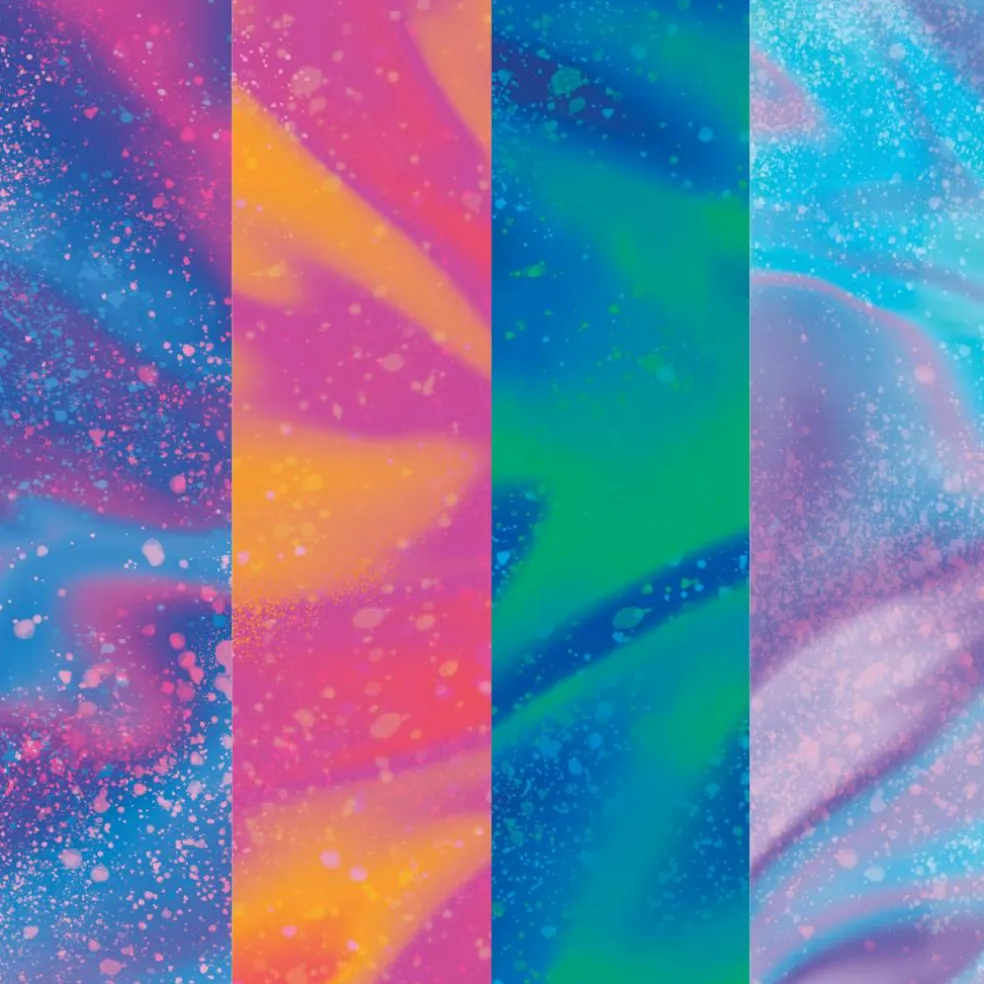 Cricut® Infusible Ink™ Transfer Sheet Patterns, Rainbow Watercolor Splash
