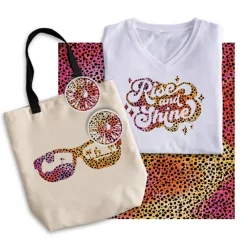 Cricut® Infusible Ink™ Transfer Sheets, Rainbow Cheetah