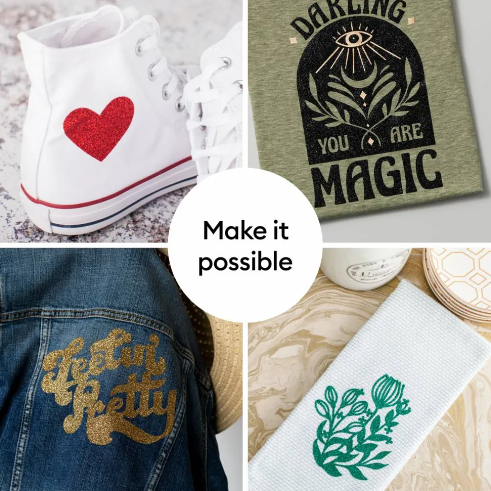 Cricut® Iron-On Glitter