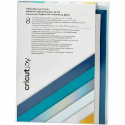 Cricut Joy™ A6 Foil Transfer Insert Cards, Blue Lagoon Sampler