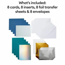Cricut Joy™ A2 Foil Transfer Insert Cards, Forest Grove Sampler