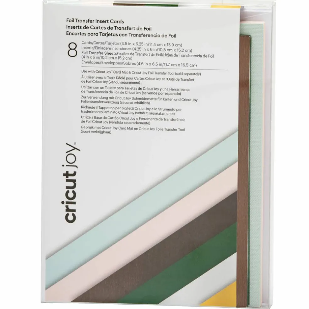 Cricut Joy™ A6 Foil Transfer Insert Cards, Forest Grove Sampler