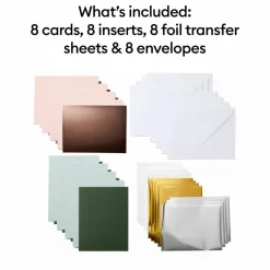 Cricut Joy™ A6 Foil Transfer Insert Cards, Forest Grove Sampler