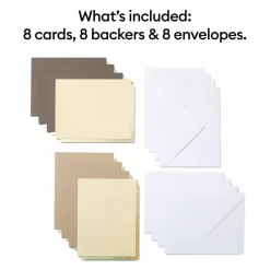 Cricut Joy™ Cutaway Cards, Neutrals Sampler