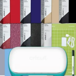 Cricut Joy Cutting Machine Bundle with 7 Smart Iron-On Rolls - Compact Vinyl Cutter for Custom Apparel & DIY Crafts