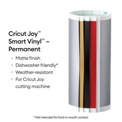 Cricut Joy Premium Permanent Smart Vinyl Sampler - Elegant - 5.5 in x 48 in (1 ct)