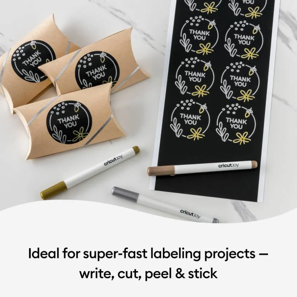 Cricut Joy™ Smart Label™ Removable Writable Vinyl, Black