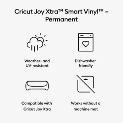 Cricut Joy Xtra™ Permanent Smart Vinyl™ Matte Metallic, 3ft.