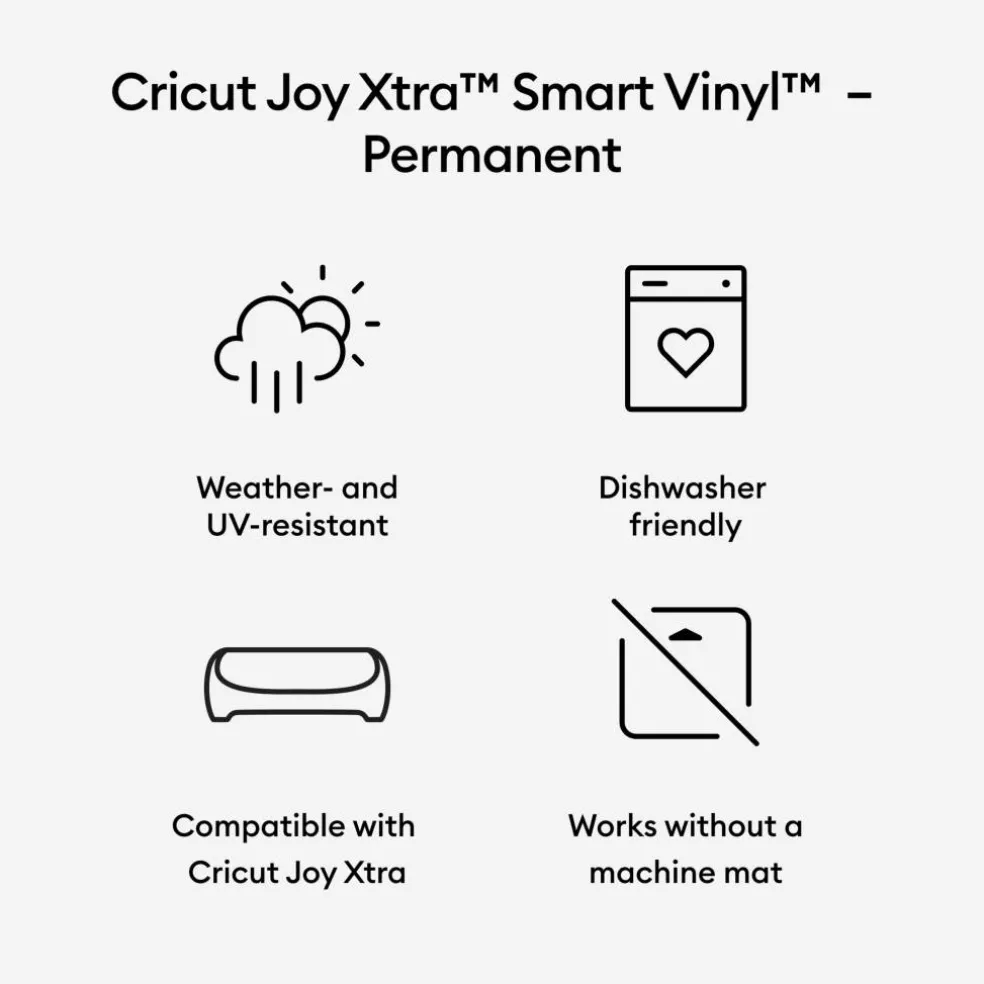 Cricut Joy Xtra™ Permanent Smart Vinyl™, 3ft.
