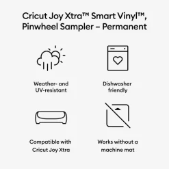 Cricut Joy Xtra™ Permanent Smart Vinyl™ Pinwheel Sampler