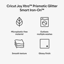 Cricut Joy Xtra™ Smart Iron-On™ Prismatic Glitter, 19