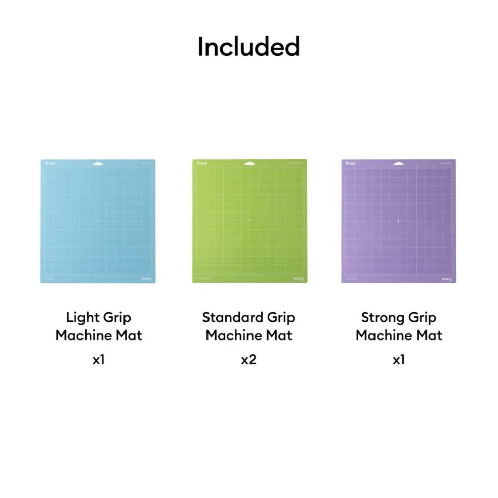 Cricut Machine Mat Variety Pack, 12 in x 12 in, 4 ct