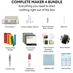 Cricut Maker 4 Card Making Bundle for Every Occasion