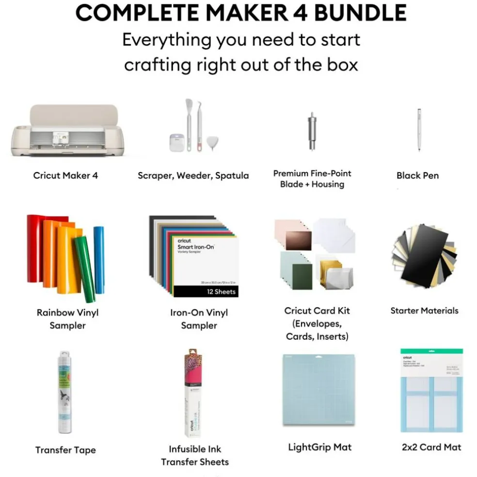 Cricut Maker 4 Card Making Bundle for Every Occasion
