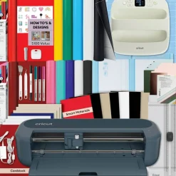 Cricut Maker 5 + EasyPress SE Vinyl & Iron-On Starter Bundle