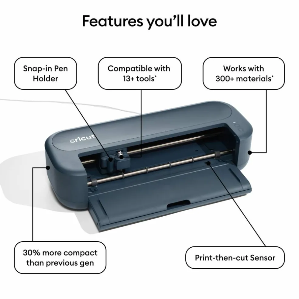 Cricut Maker® 5 in Slate Blue & Deluxe Bundle