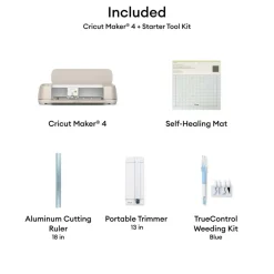 Cricut MakerĀ® 4 & Starter Tool Kit