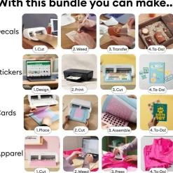 Cricut  Materials Bundle Starter Set Kit for Joy Xtra
