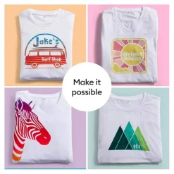 Cricut Mens T-Shirt Blank, Crew Neck