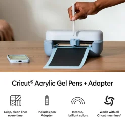 Cricut® 1.0mm Acrylic Gel Pen Set + Adapter
