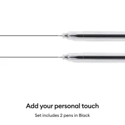 Cricut® 0.4mm Black Fine Point Pens, 2ct. + Adapter