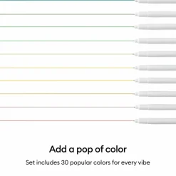 Cricut® 0.4mm Fine Point Pens Ultimate Sampler Set + Adapter