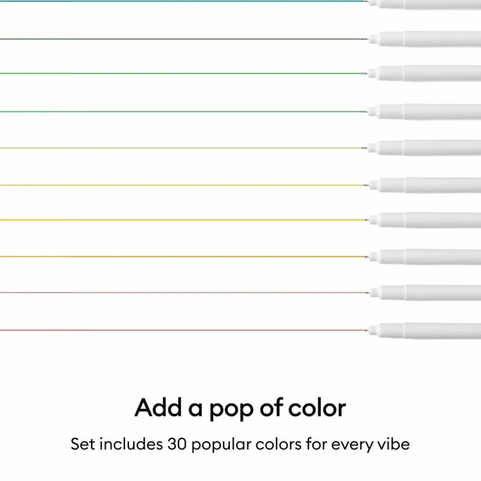 Cricut® 0.4mm Fine Point Pens Ultimate Sampler Set + Adapter